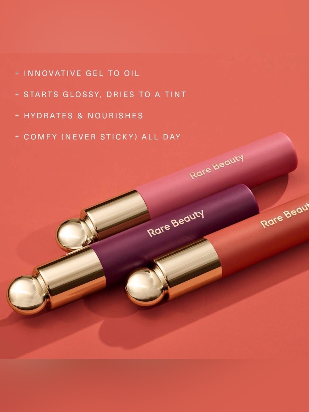 Rare Beauty Tinted Lip Oil NIB Full-Size Multiple Colors